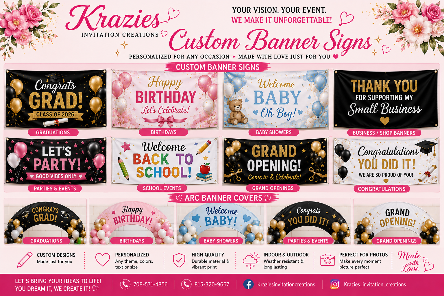 Custom Banners & Covers