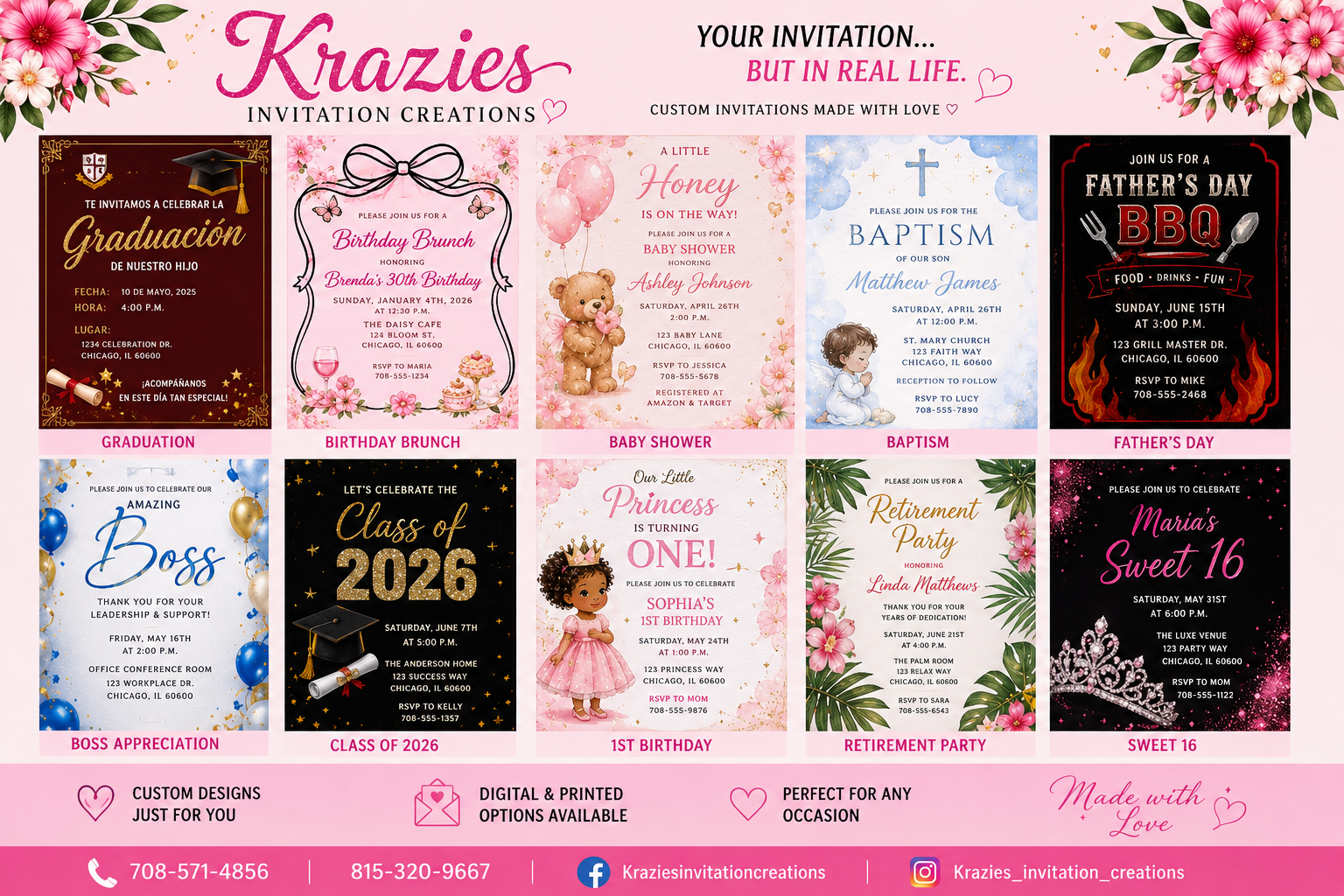 Custom Invitations